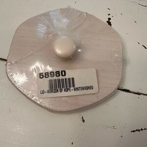 Longaberger Whitewashed Wooden Lid - Horizon of Hope 2001